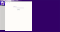 Desktop Screenshot of elists.musl.com